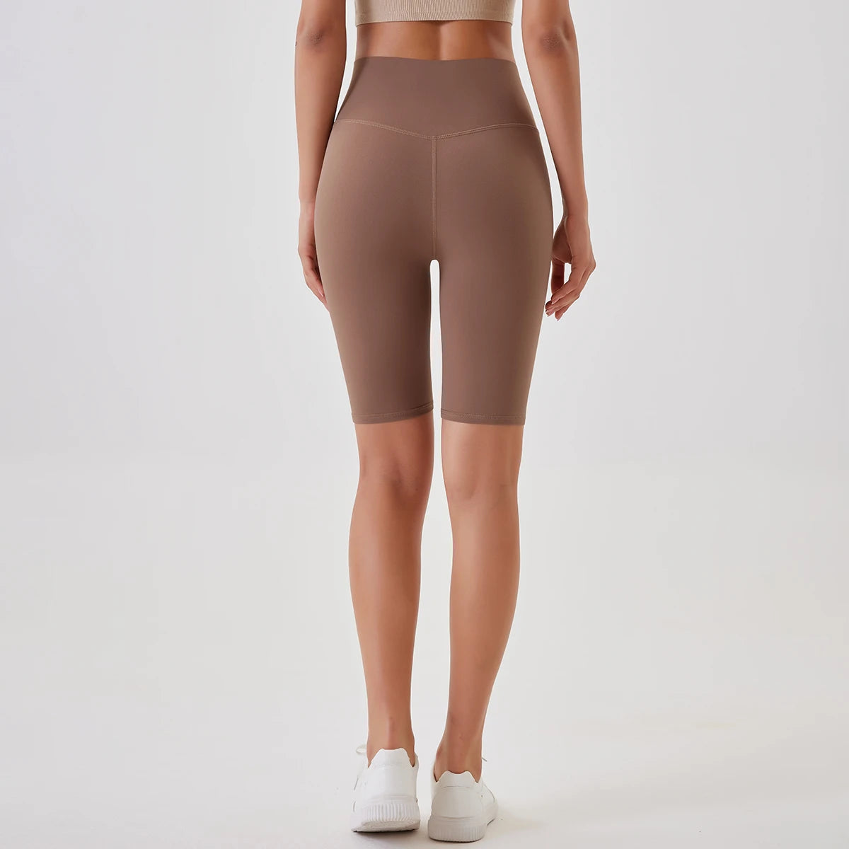 Summer Women Yoga Shorts Naked Feel Sports Shorts Fitness Tights High Waist Gmy Running Push Up Clothes Workout Cycling Shorts