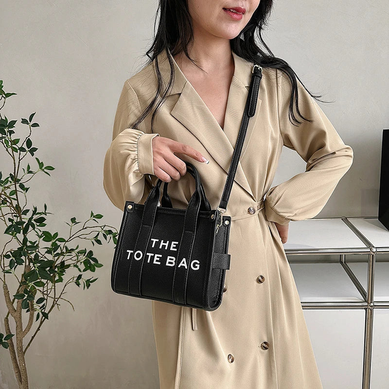 The Tote Bag for Women Designer Luxury Purses and Handbags Female PU Leather Small Shoulder Crossbody Bag Lady High Quality 2024