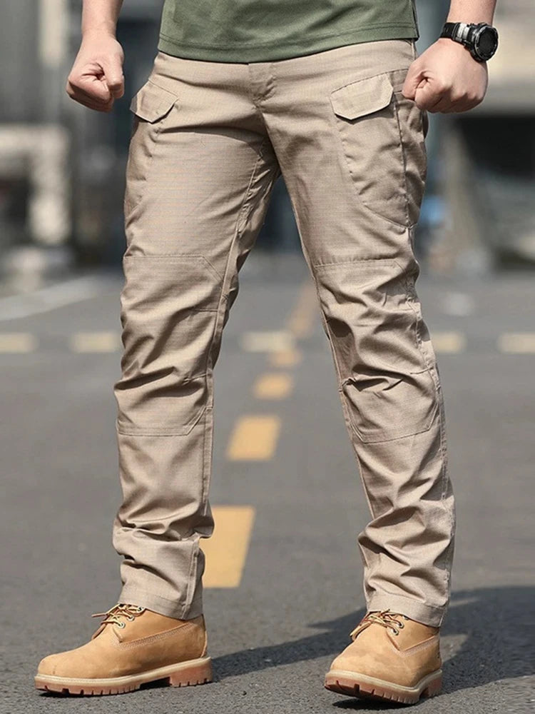 Ix7 slim quick drying elastic cross-border tactical pants, work pants, assault pants, training pants oversized