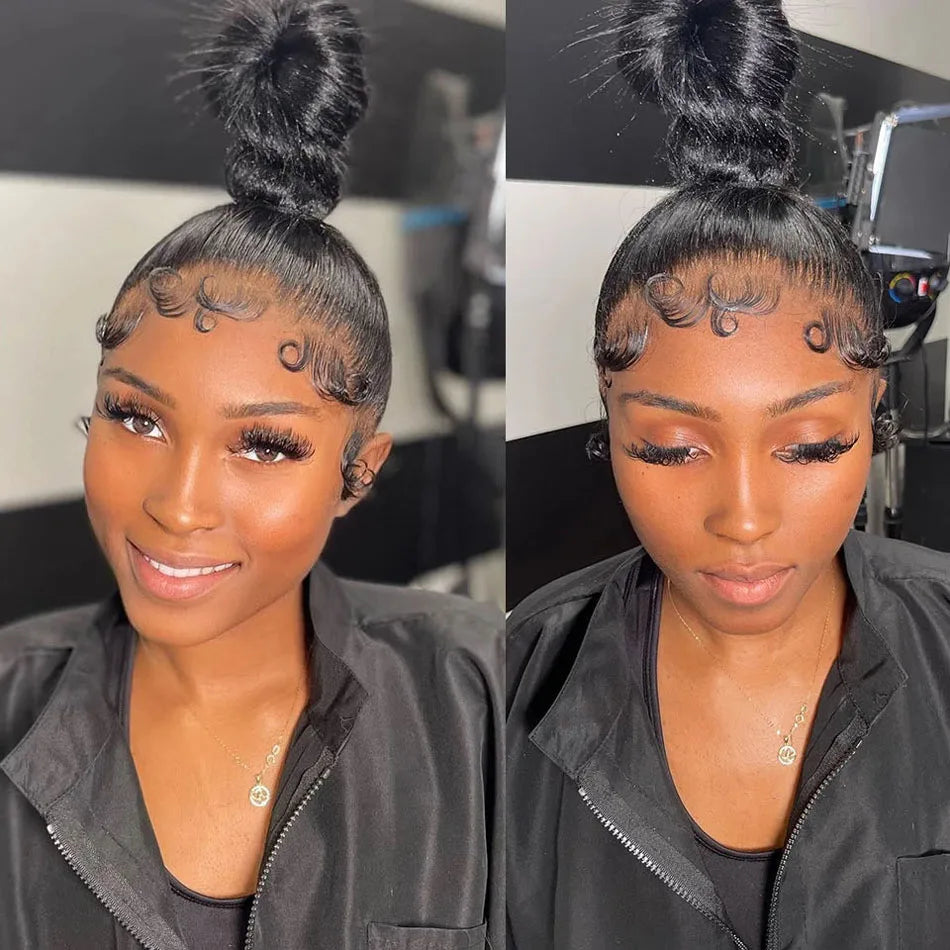 Bone Straight 360 Full HD Lace Front Wigs 32 30Inch 13x4 13x6 Brazilian HD Transparent 4x4 Lace Closure Wig For Women PrePlucked