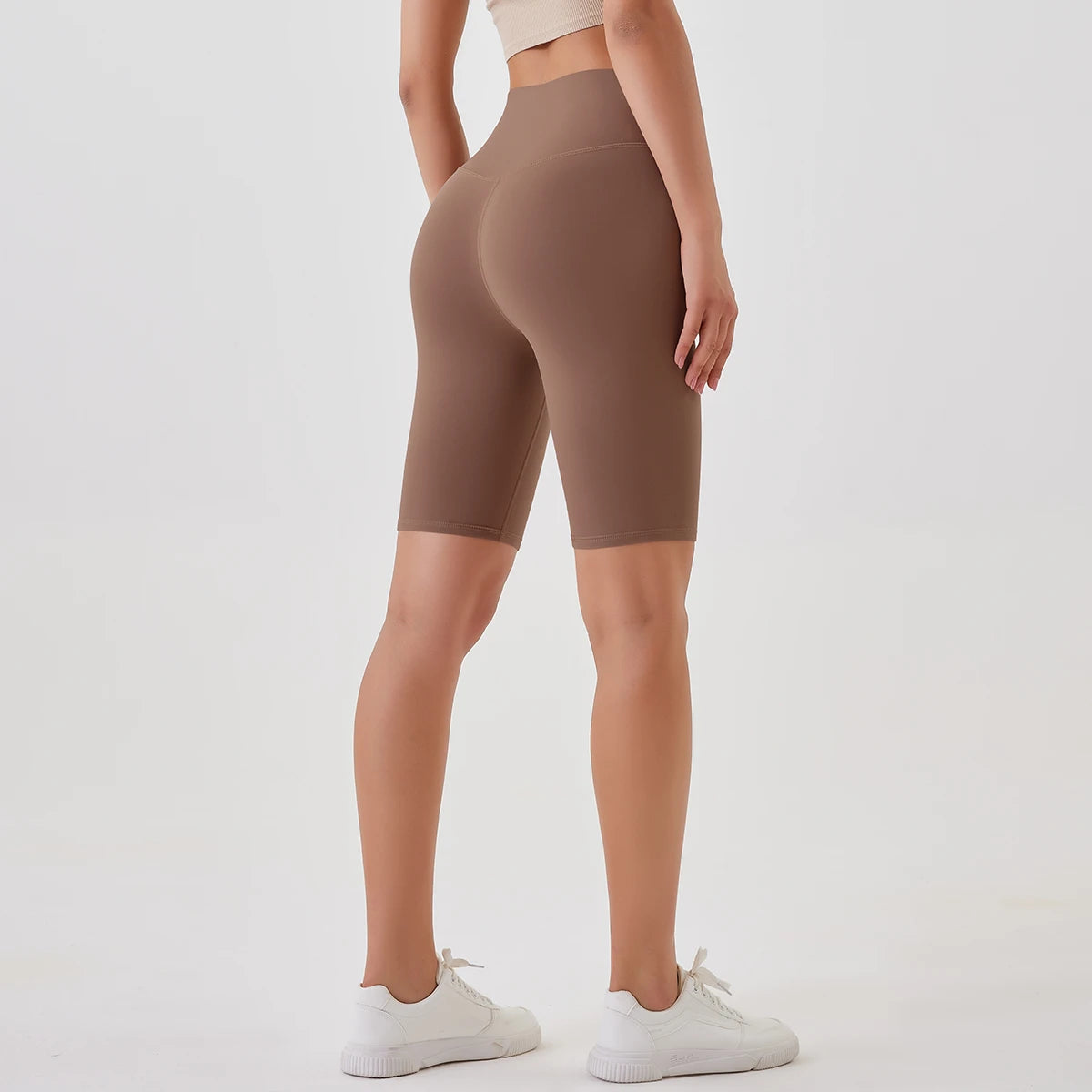 Summer Women Yoga Shorts Naked Feel Sports Shorts Fitness Tights High Waist Gmy Running Push Up Clothes Workout Cycling Shorts