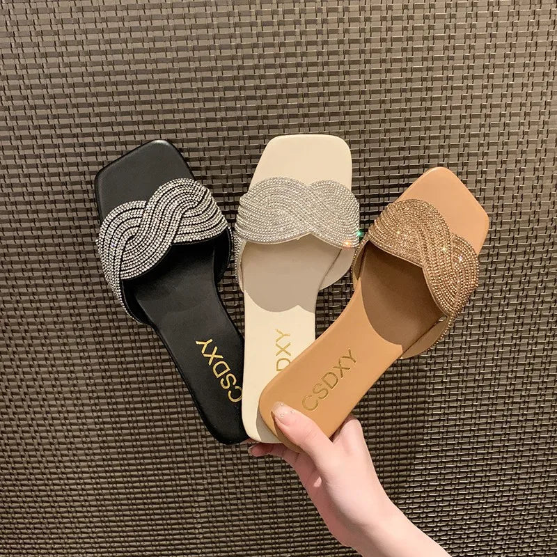 Designer Sandals 2024 new all-match comfortable high appearance level home beach shoes