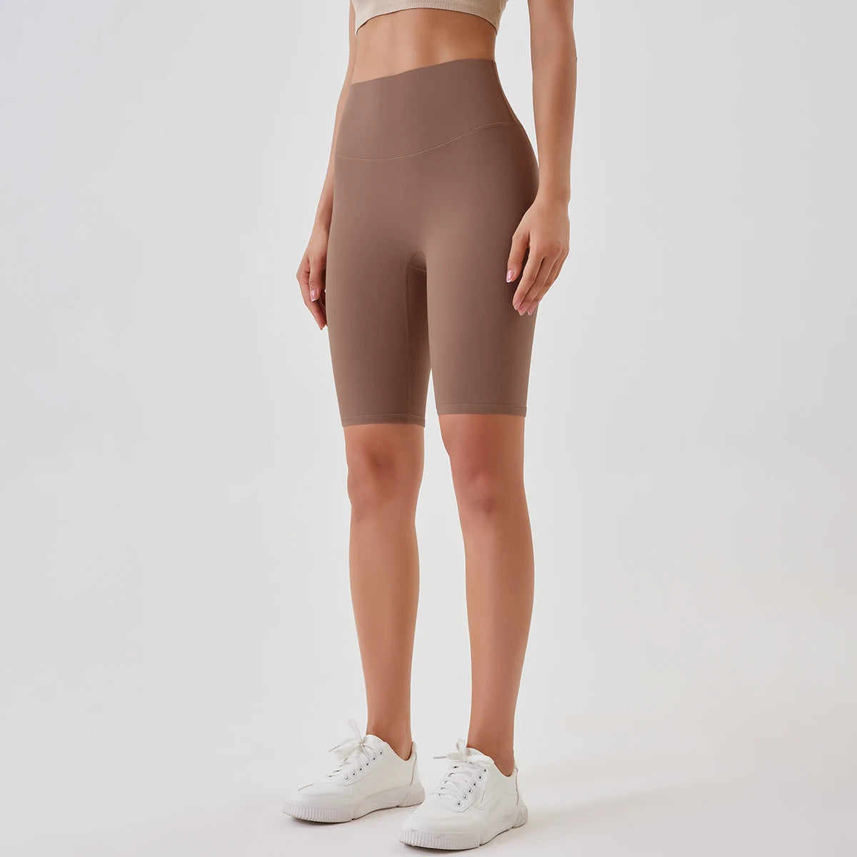 Summer Women Yoga Shorts Naked Feel Sports Shorts Fitness Tights High Waist Gmy Running Push Up Clothes Workout Cycling Shorts