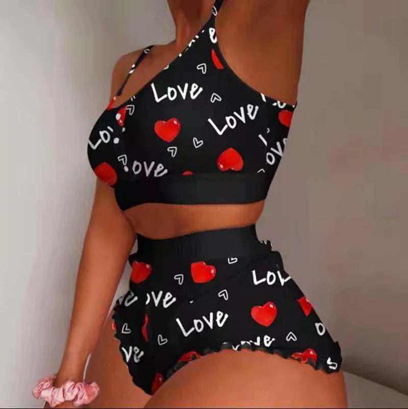 Y2K 2 Piece Short Sets Summer Outfits For Women 2023 Tank Crop Top Matching Suit Pants Night Club Party Sport Tracksuit Big Size