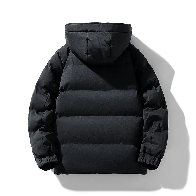 235A8836 Men's coat autumn winter 2024 new cotton-padded jacket Korean version of the trend short cotton-padded jacket thickened