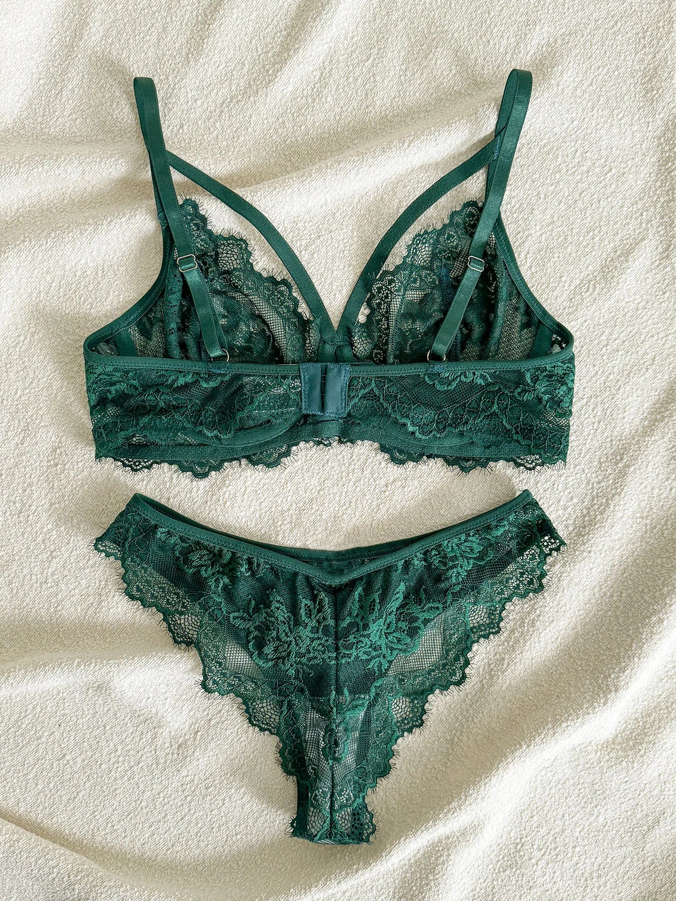 Women's Lingerie & Underwear, eyelash sxy fancy lace strapping underwire bra & brazilian panties ,victoria style