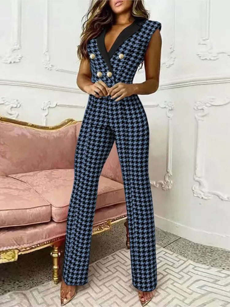New women's jumpsuits 2024 spring autumn new long-sleeved slim professional jumpsuits elegant and elegant jumpsuits