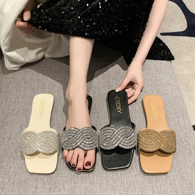Designer Sandals 2024 new all-match comfortable high appearance level home beach shoes
