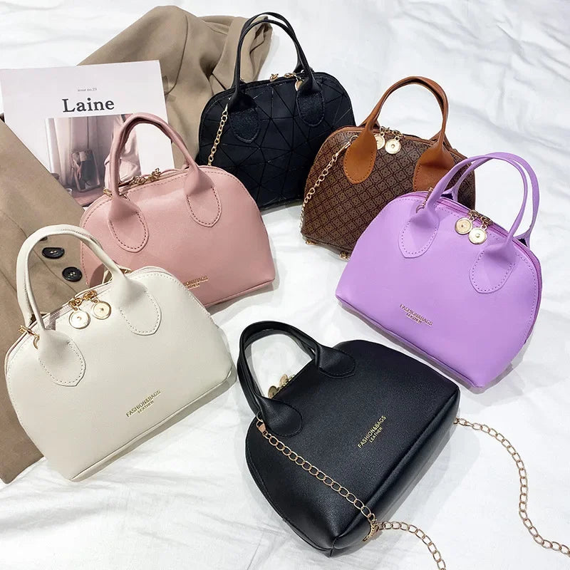 Women's Bag New Fashion Shoulder Bag Gold Plated Handbag Elegant Temperament Crossbody Bag Small Bag