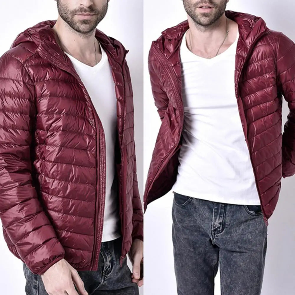 Colors Men Autumn Winter Fashion Short Puffer Jackets 2023 New Arrival Ultralight Down Coat Portable Packable Down Jacket