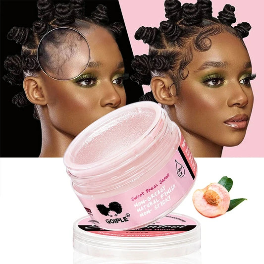 GOIPLE Edge Control Gel Extra Hold for Wig Tame Frizz Non-Greasy 4c Black Hair Styling Pomade Edge Smoother Broken Finishing Wax