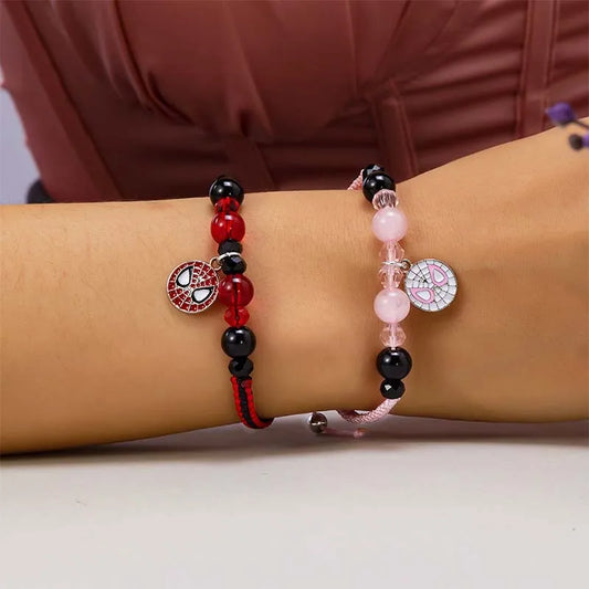 Bracelets Matching Bracelets for Couple Best Friends Spider Bracelets Birthday Jewelry Gifts for Women Girls