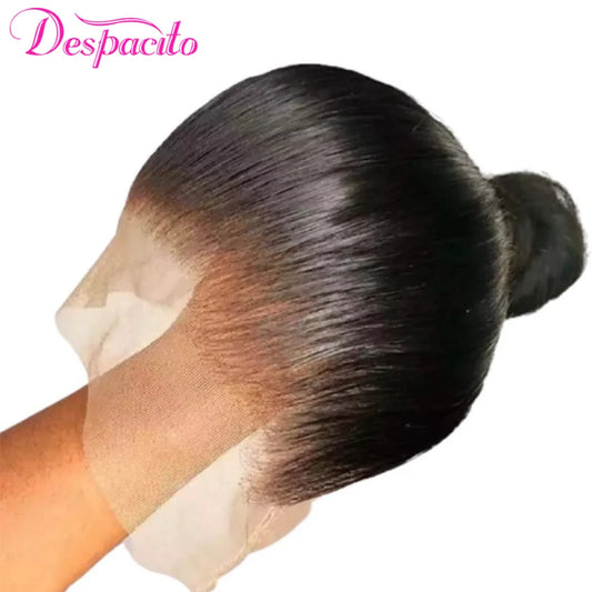 360 HD Full Lace Human Hair Wig Bone Straight 13x6 Lace Front Wig 13x4 HD Transparent Lace Frontal Wigs For Women Closure Wig