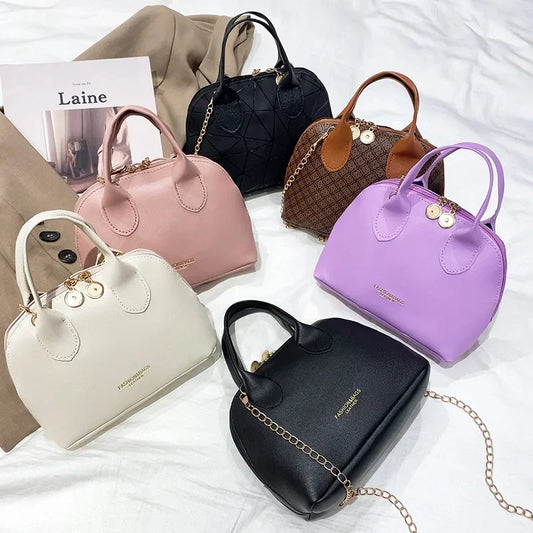 Women's Bag New Fashion Shoulder Bag Gold Plated Handbag Elegant Temperament Crossbody Bag Small Bag