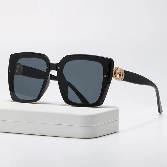 New Large Frame Square Sunglasses Women's Brand Designer Fashion Sun Glasses Women Outdoor Travel Eyewear UV400 Oculos De Sol